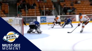 Must See Moment: Evan Bushy wins a thrilling back-and-forth game for the Smoke Eaters in overtime
