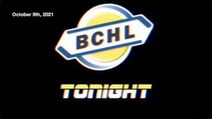 BCHL Tonight - October 9th, 2021