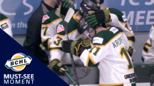Must See Moment: Nolan Krogfoss wins it for Powell River with 20 seconds left