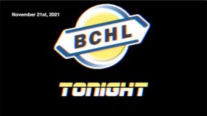 BCHL Tonight - November 21st, 2021