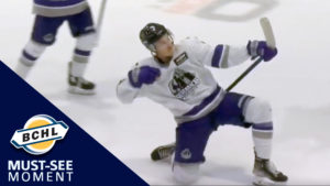 Must See Moment: Noah Serdachny hammers home the OT winner to seal Salmon Arm's comeback