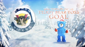 Vernon Vipers 2021 Teddy Bear Toss Goal