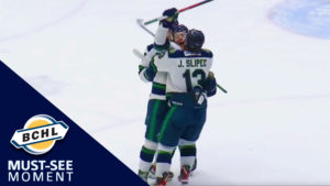 Must See Moment: Surrey's Slipec brothers connect for the overtime winner