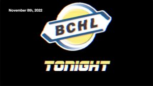 BCHL Tonight - November 8th, 2022