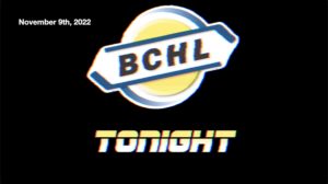 BCHL Tonight - November 9th, 2022