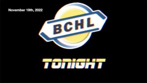 BCHL Tonight - November 19th, 2022