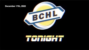 BCHL Tonight - December 17th, 2022