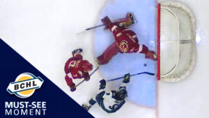 Must-See Moment: Austin McNicholas pulls a sure goal off the line with his glove