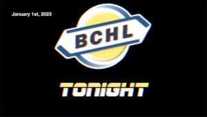 BCHL Tonight - January 1st, 2023