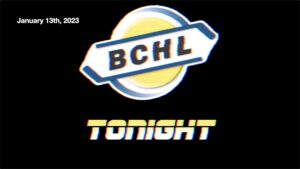 BCHL Tonight - January 13th, 2023