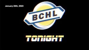 BCHL Tonight - January 25th, 2023