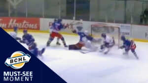 Must See Moment: Jordan Fairlie makes a brilliant glove save on a rebound shot