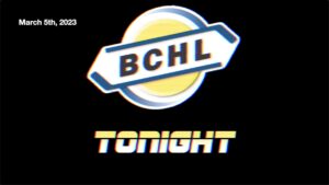 BCHL Tonight - March 5th, 2023