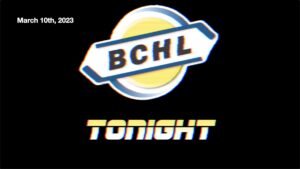 BCHL Tonight - March 10th, 2023