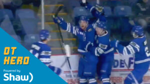 Shaw OT Hero: Thomas Pichette scores in OT to give the Penticton Vees a commanding 3-0 series lead