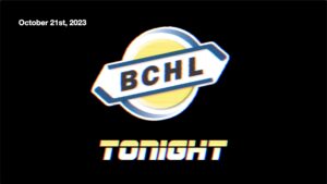 BCHL Tonight - October 21st, 2023