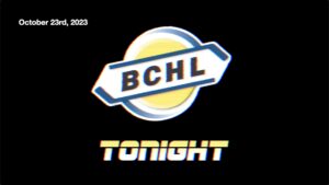 BCHL Tonight - October 23rd, 2023
