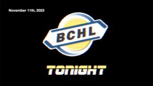 BCHL Tonight - November 11th, 2023