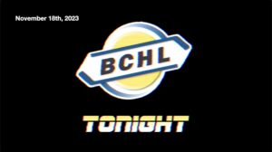 BCHL Tonight - November 18th, 2023