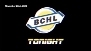 BCHL Tonight - November 22nd, 2023