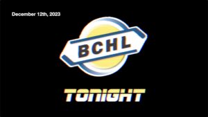 BCHL Tonight - December 12th, 2023