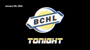 BCHL Tonight - January 5th, 2024